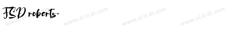 FSD roberts字体转换